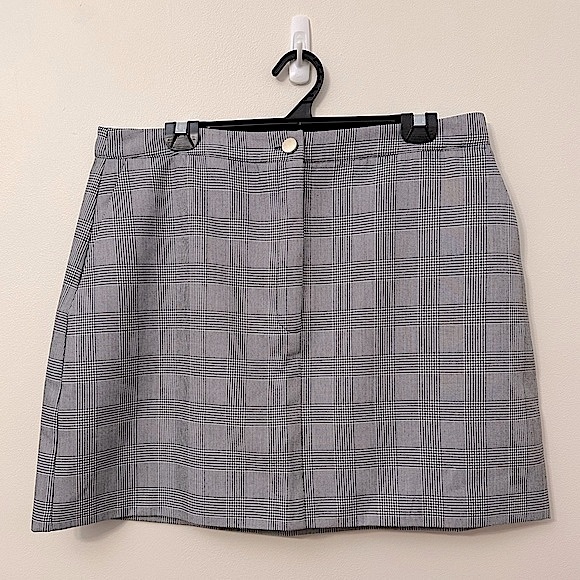 FRENCH CONNECTION | CHECK SKIRT | Size 16 | NWT - Picture 6 of 12